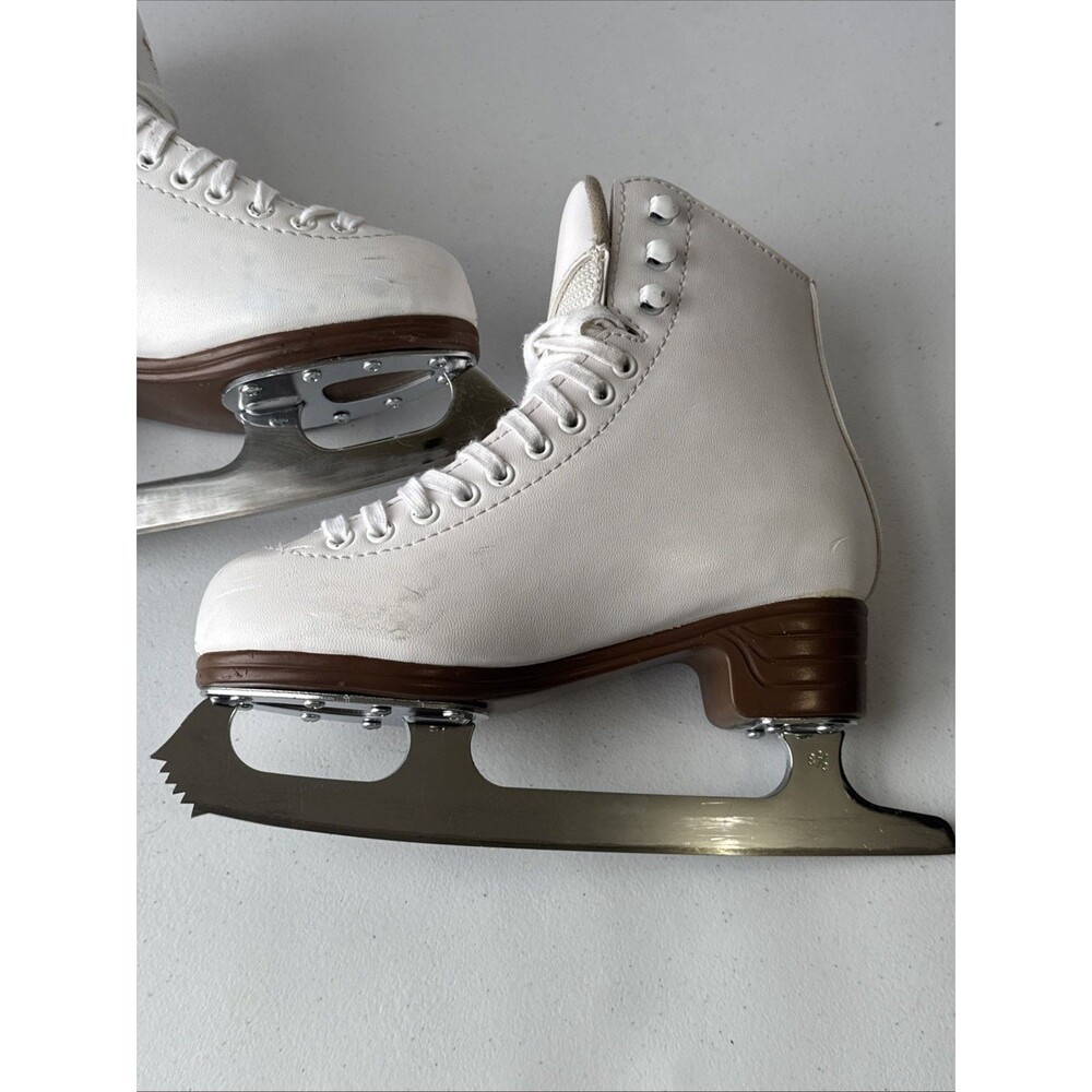 Jackson Excel Figure Ice Skates Mark II 1291 White Kids Size 3.5C - Picture 3 of 16